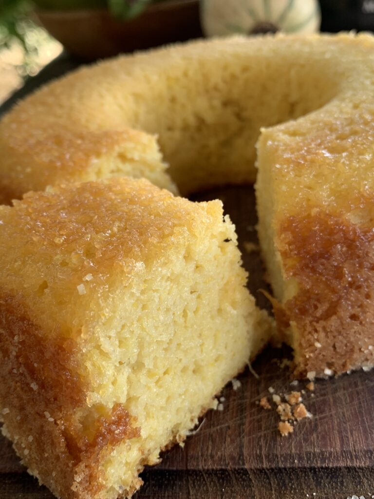Bolo de Milho e massa de mandioca